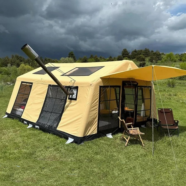 Large Outdoor Camping Waterpro - مراجعة Outdoor Camping Inflatable Tent وسعره