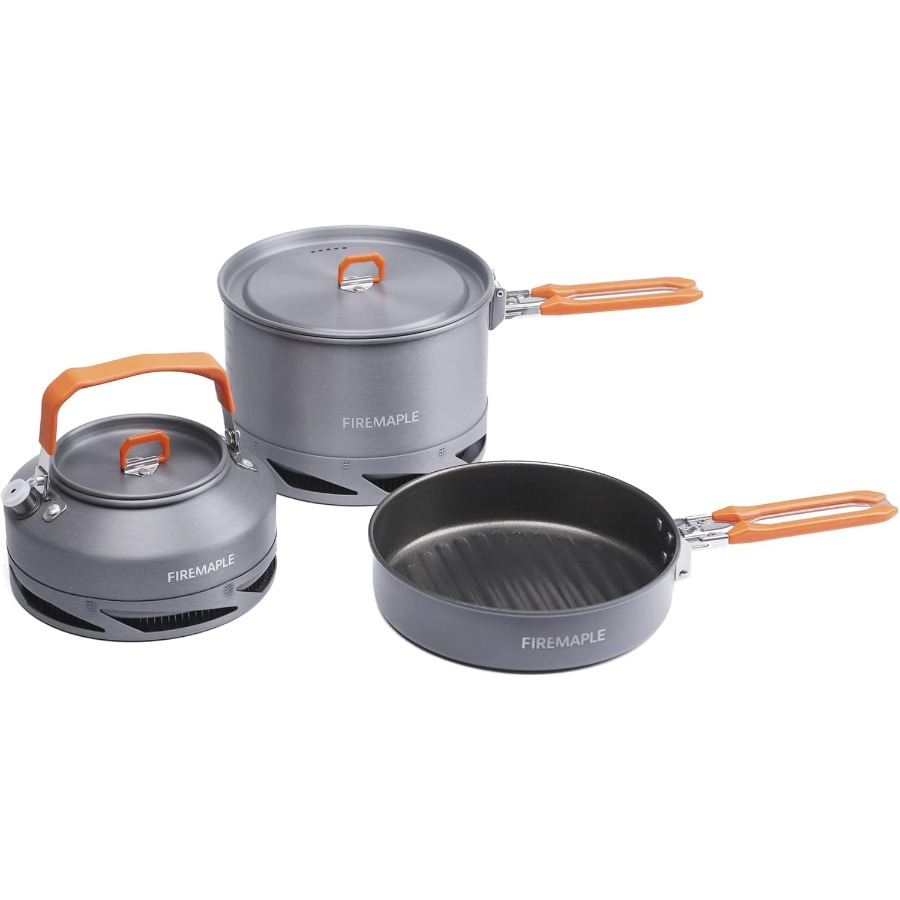 Fire-Maple Feast 4 Piece Campi - مراجعة Outdoor Camping Kettle وسعره