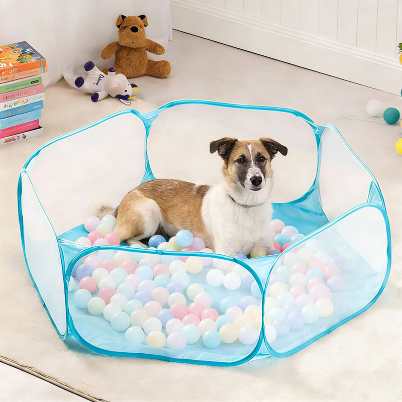 1.2M Ball Pit For Pet Dog Cat  - مراجعة Outdoor Camping Dog Fence وسعره
