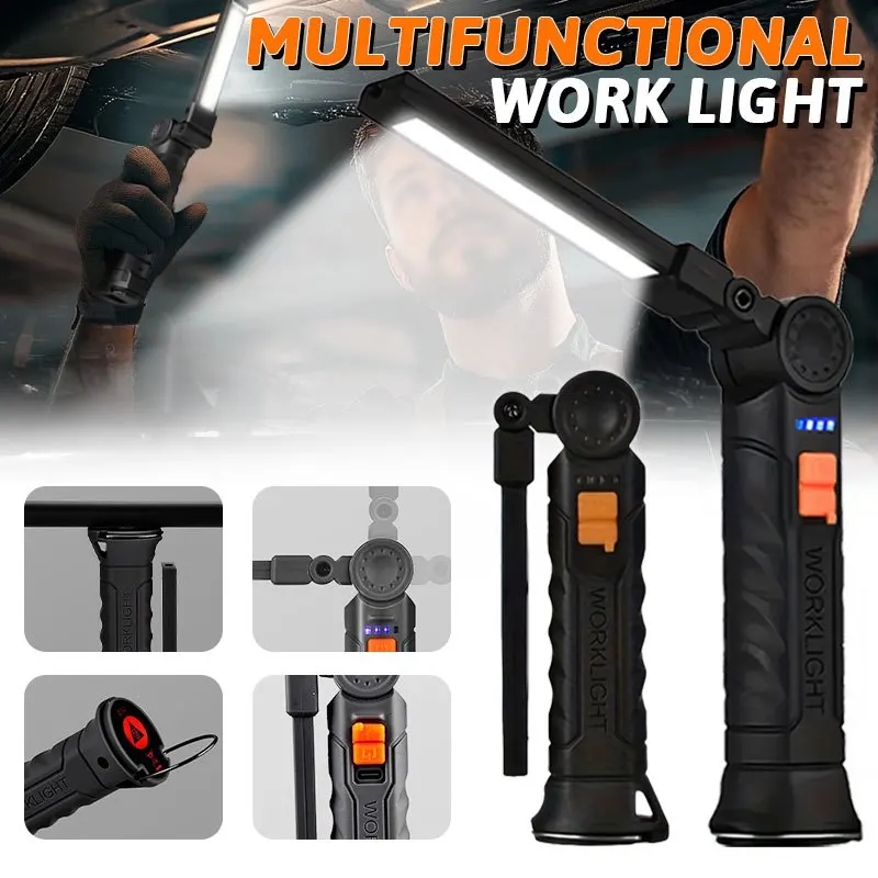 Rechargeable Magnetic Work Lig - مراجعة Outdoor Camping Lantern وسعره