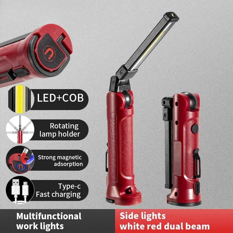 COB LED Work Light Rechargeabl - مراجعة Outdoor Camping Vehicle وسعره
