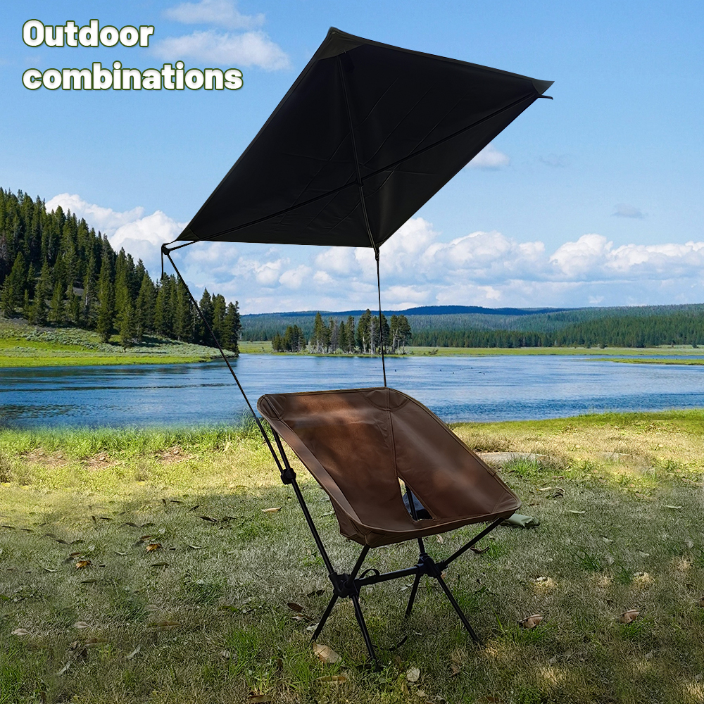 Moon Chair Sunshade Beach Chai - مراجعة Outdoor Camping Hammock Chair وسعره