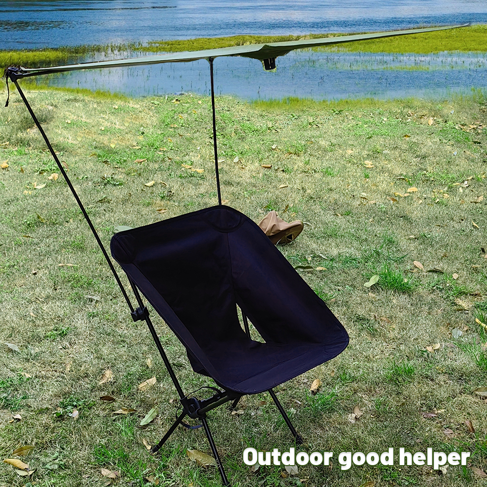 Moon Chair Sunshade Beach Chai - مراجعة Outdoor Camping Hammock Chair وسعره