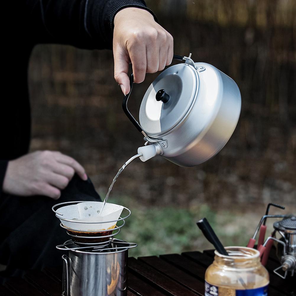 800ml Outdoor Portable Teapot  - مراجعة Outdoor Camping Kettle وسعره
