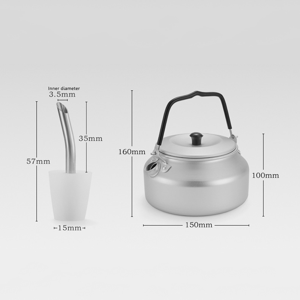 800ml Outdoor Portable Teapot  - مراجعة Outdoor Camping Kettle وسعره