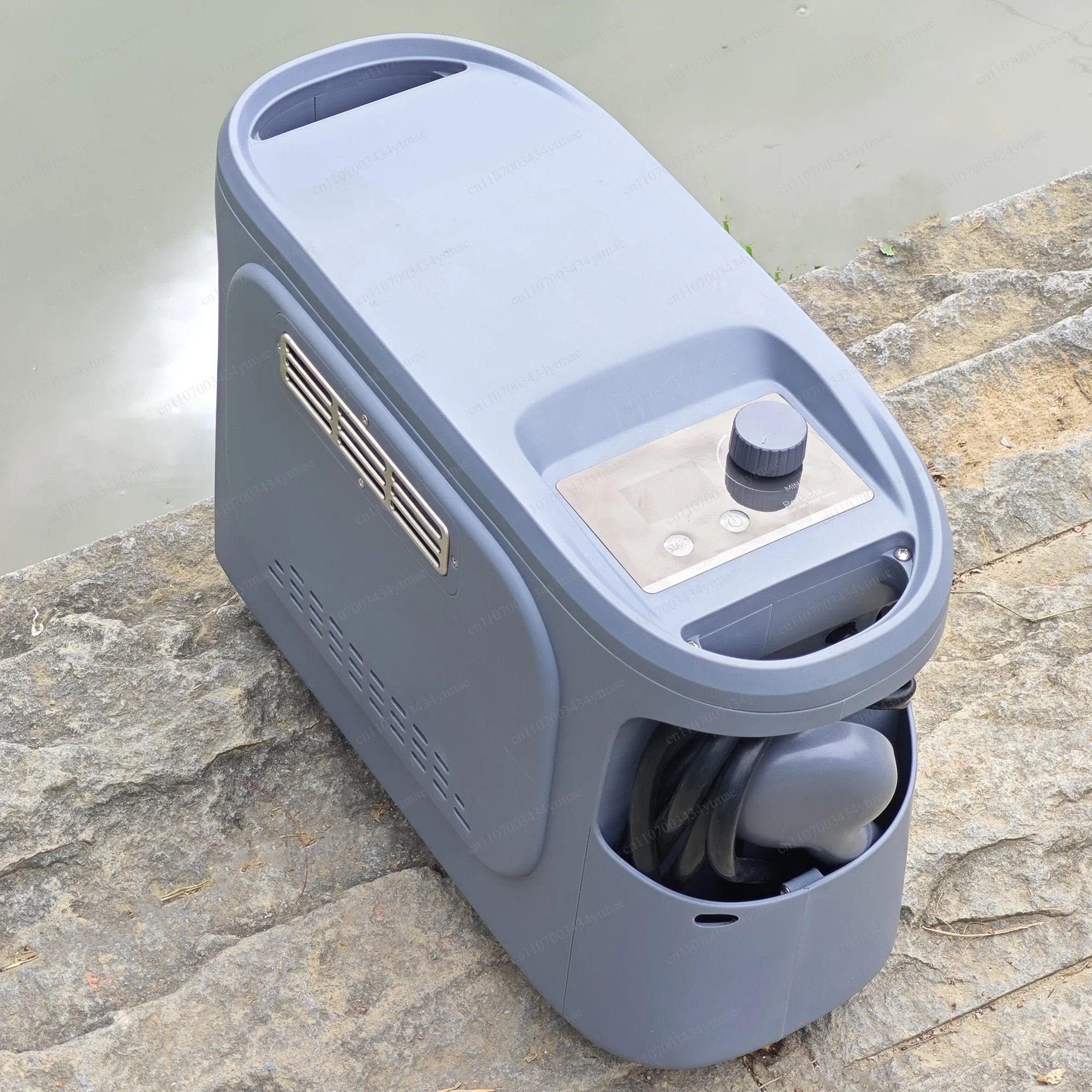 Portable Backpack Water Tank H - مراجعة Outdoor Camping Water Heater وسعره