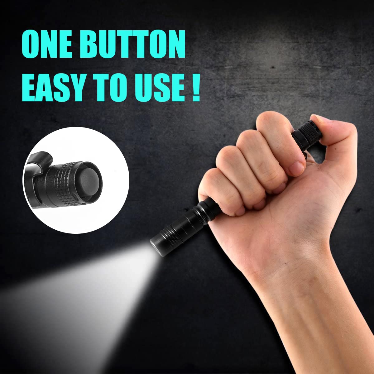 Portable Mini LED Pen Flashlig - مراجعة Outdoor Camping Vehicle وسعره