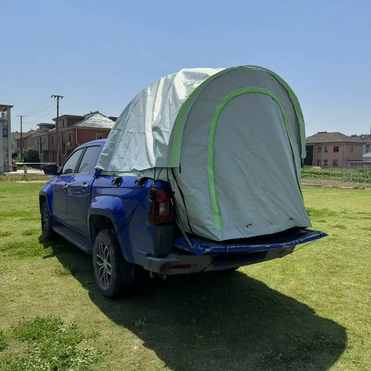 Outdoor Tail-mounted Tent for  - مراجعة Outdoor Camping Car Tail Tent وسعره