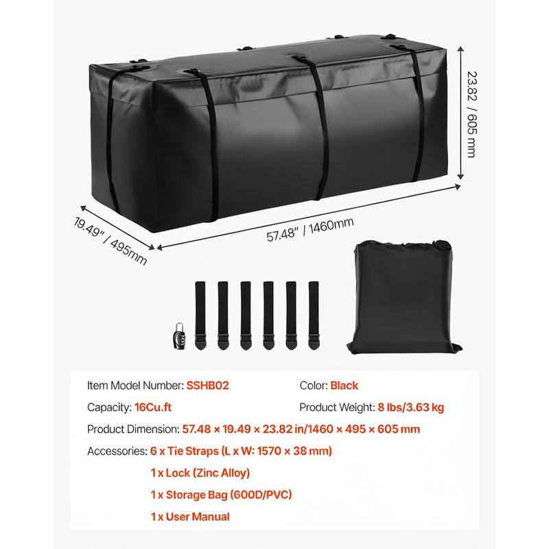 Vehicle Cargo Storage Pack 57. - مراجعة Outdoor Camping Vehicle وسعره