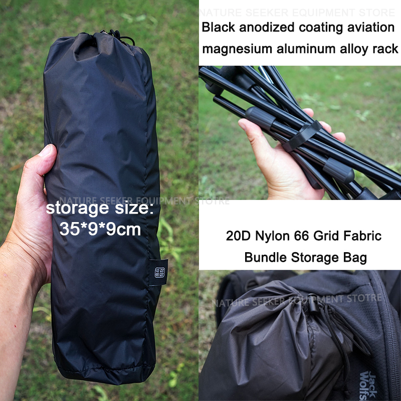 650g Ultralight Folding Campin - مراجعة Outdoor Camping Hammock Chair وسعره