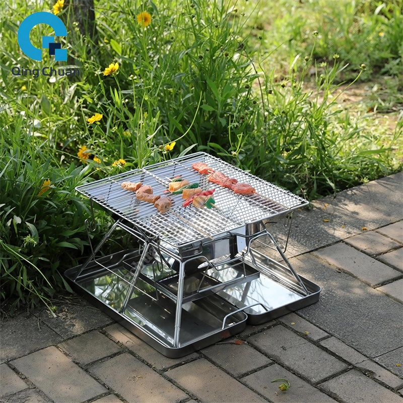 Camping Grill Charcoal Stove F - مراجعة Outdoor Camping Stove وسعره