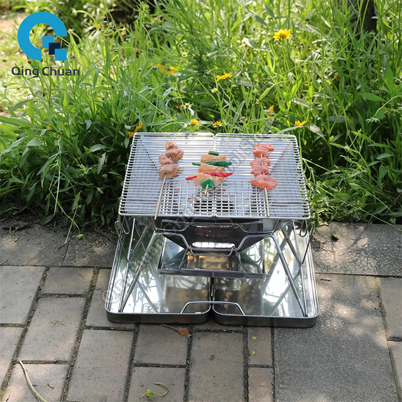 Camping Grill Charcoal Stove F - مراجعة Outdoor Camping Stove وسعره