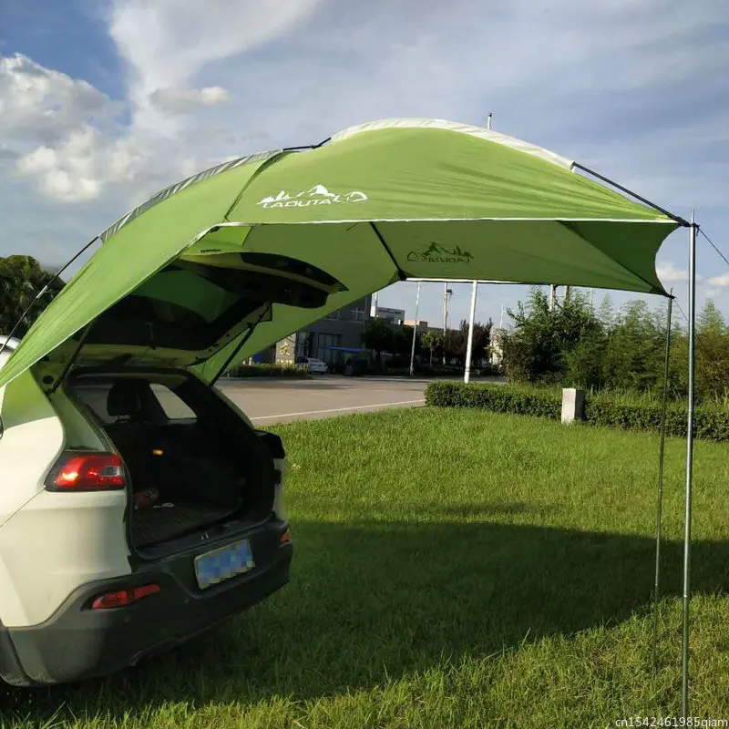 Portable tail tent Car side te - مراجعة Outdoor Camping Car Tail Tent وسعره