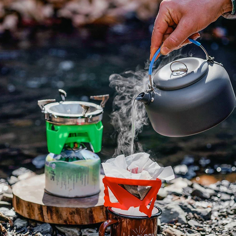 0.8L/1.4L Outdoor Lightweight  - مراجعة Outdoor Camping Kettle وسعره