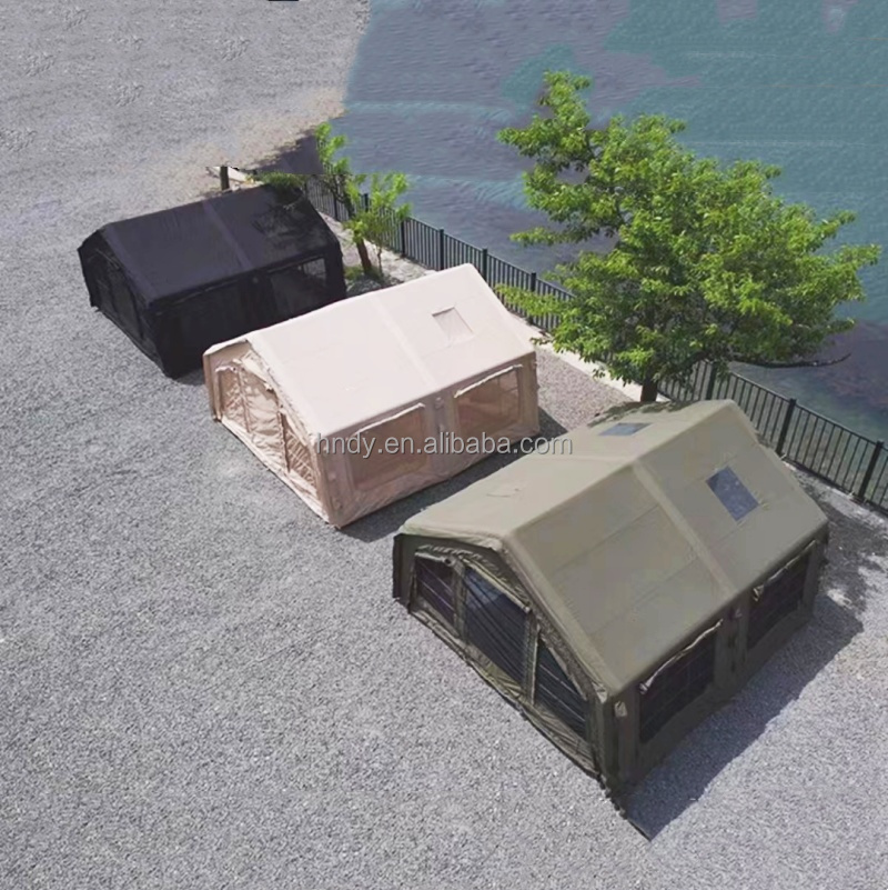 17.2  Large Luxury Waterproof  - مراجعة Outdoor Camping Inflatable Tent وسعره