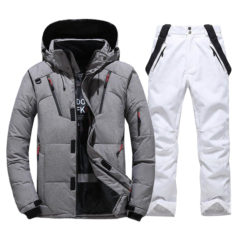 Men Winter Down Ski Suit Jacke - مراجعة Outdoor Camping Brand وسعره