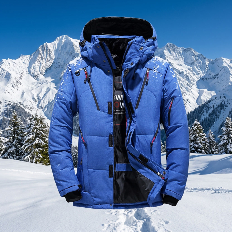 Men Winter Down Ski Suit Jacke - مراجعة Outdoor Camping Brand وسعره