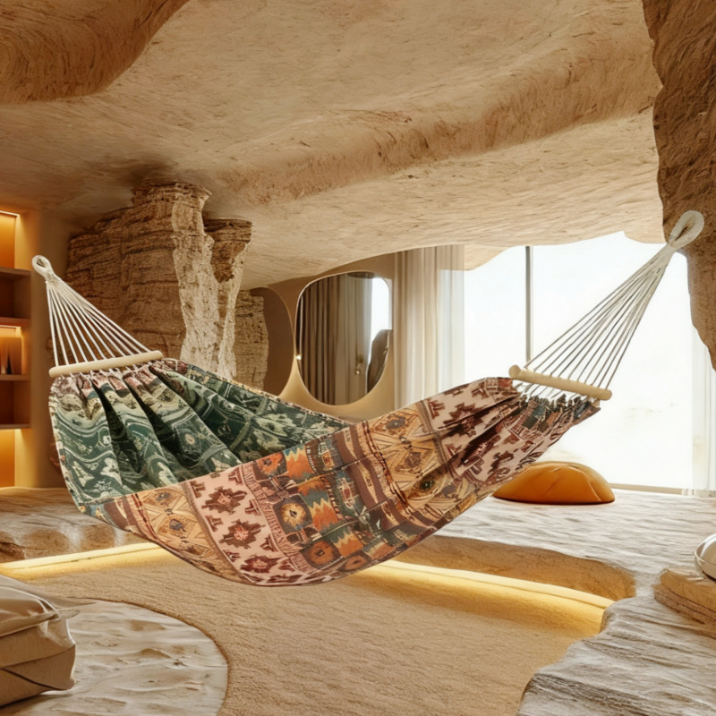 200X150cm Jacquard Retro Doubl - مراجعة Bed Outdoor Camping وسعره