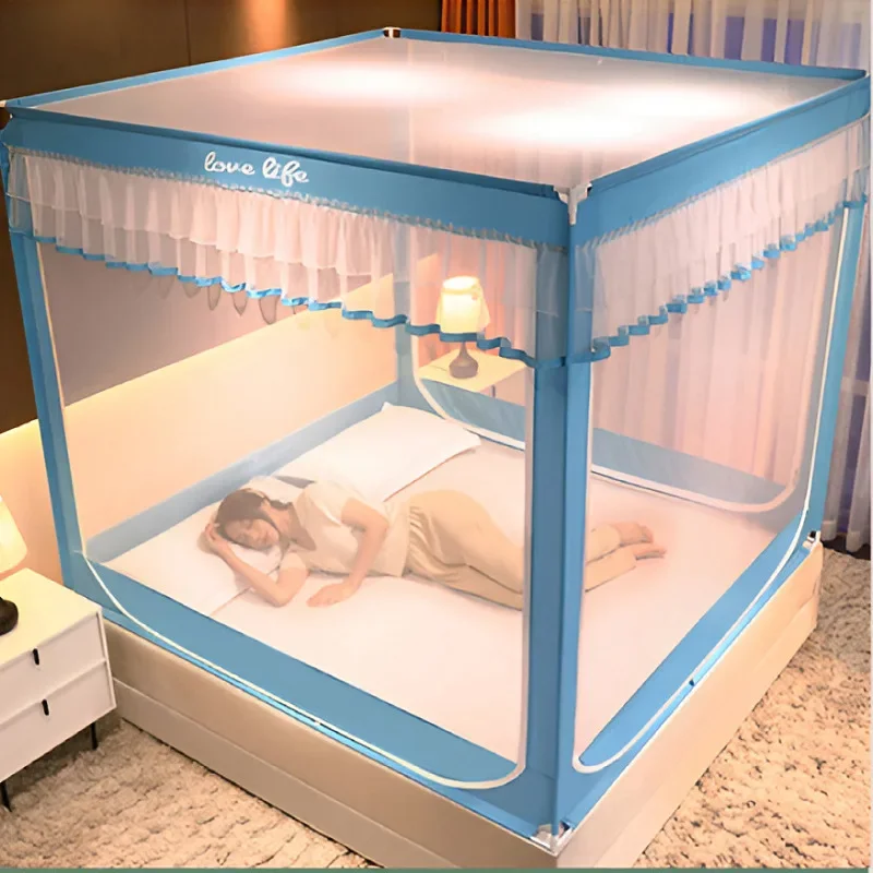 Mosquito Net with Three Open D - مراجعة Outdoor Yurt Camping وسعره