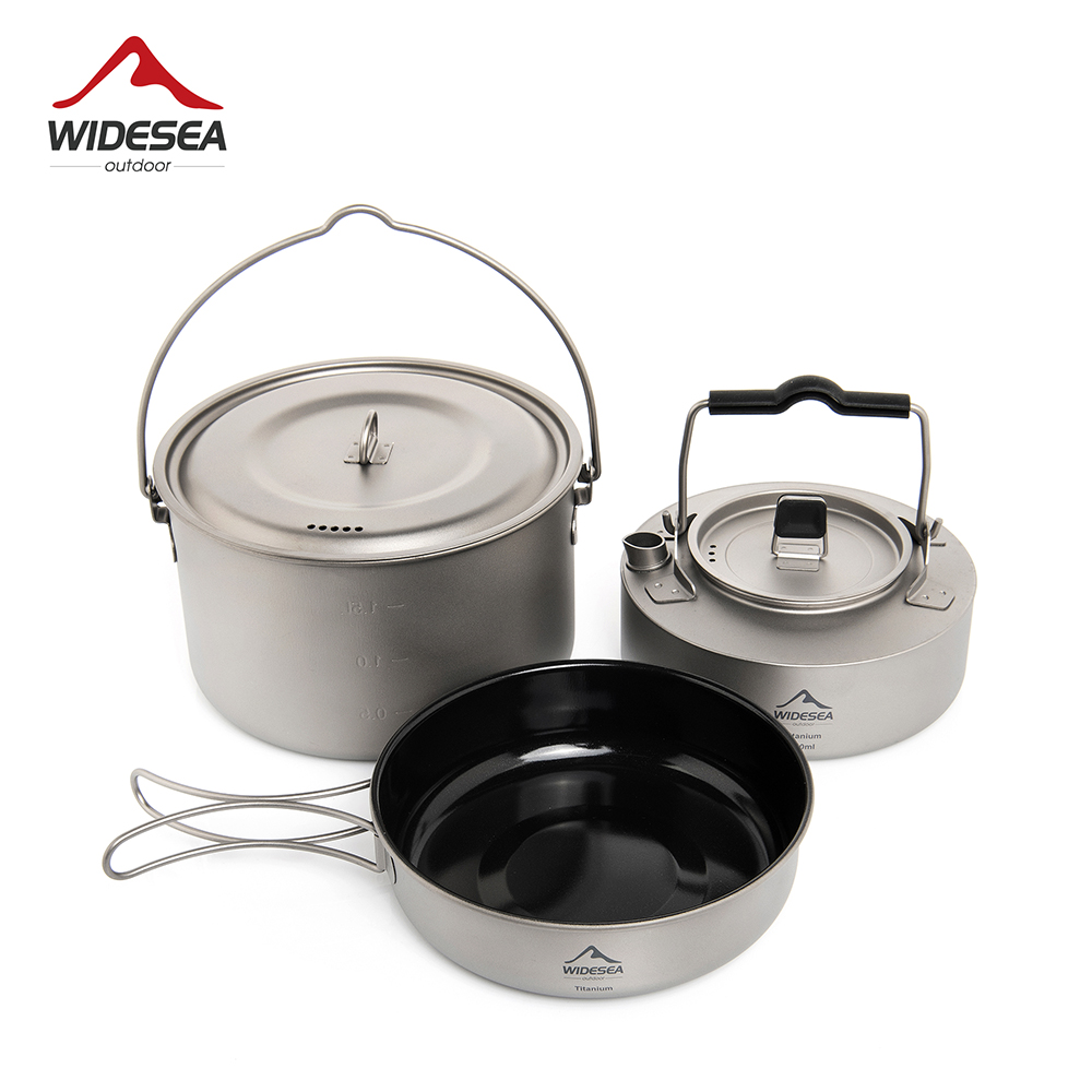Widesea Ultralight Titanium Ca - مراجعة Outdoor Camping Kettle وسعره