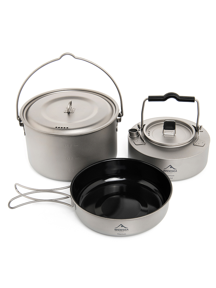 Widesea Ultralight Titanium Ca - مراجعة Outdoor Camping Kettle وسعره