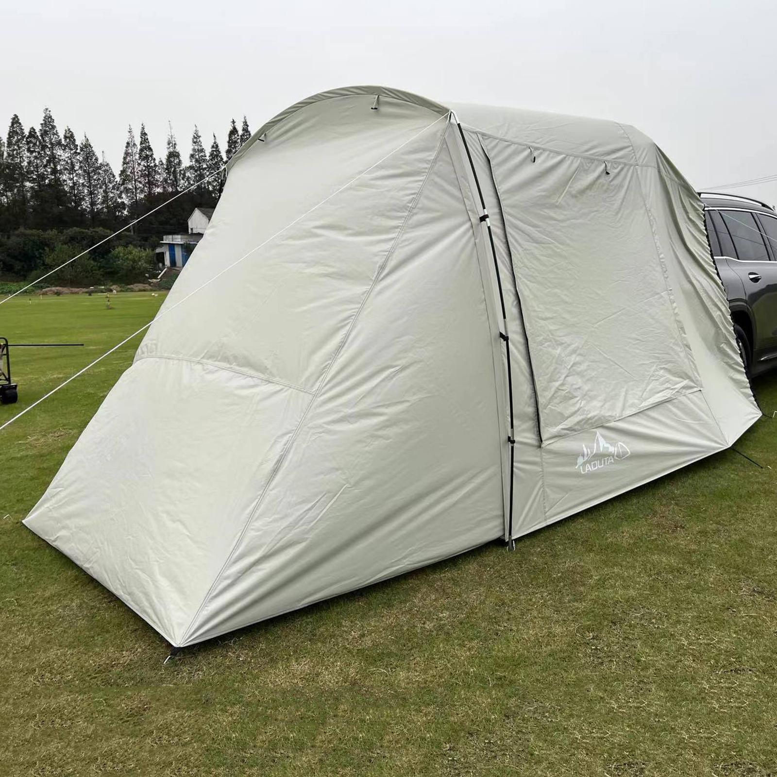 Portable Waterproof Car Rear T - مراجعة Outdoor Camping Car Tail Tent وسعره