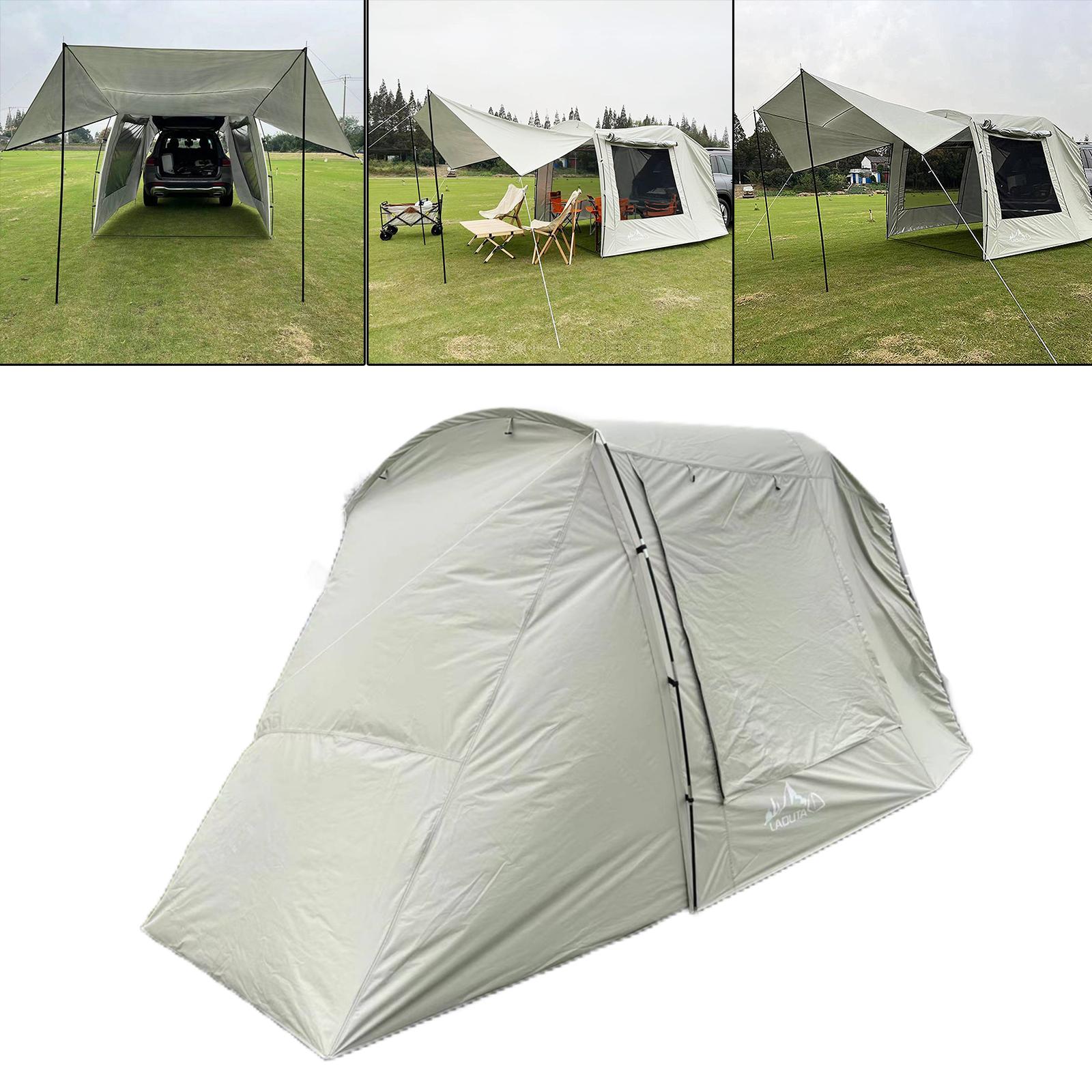 Portable Waterproof Car Rear T - مراجعة Outdoor Camping Car Tail Tent وسعره