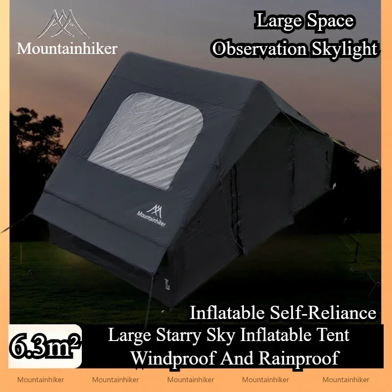 MOUNTAINHIKER Extra Large Infl - مراجعة Outdoor Camping Inflatable Tent وسعره