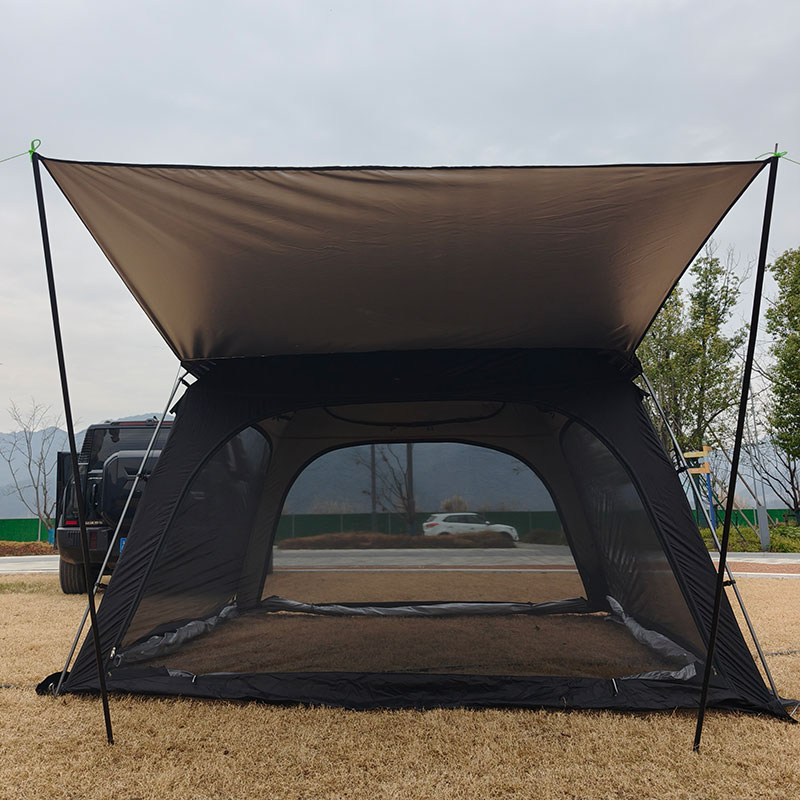 6-Person SUV Camping Tent with - مراجعة Outdoor Camping Car Tail Tent وسعره