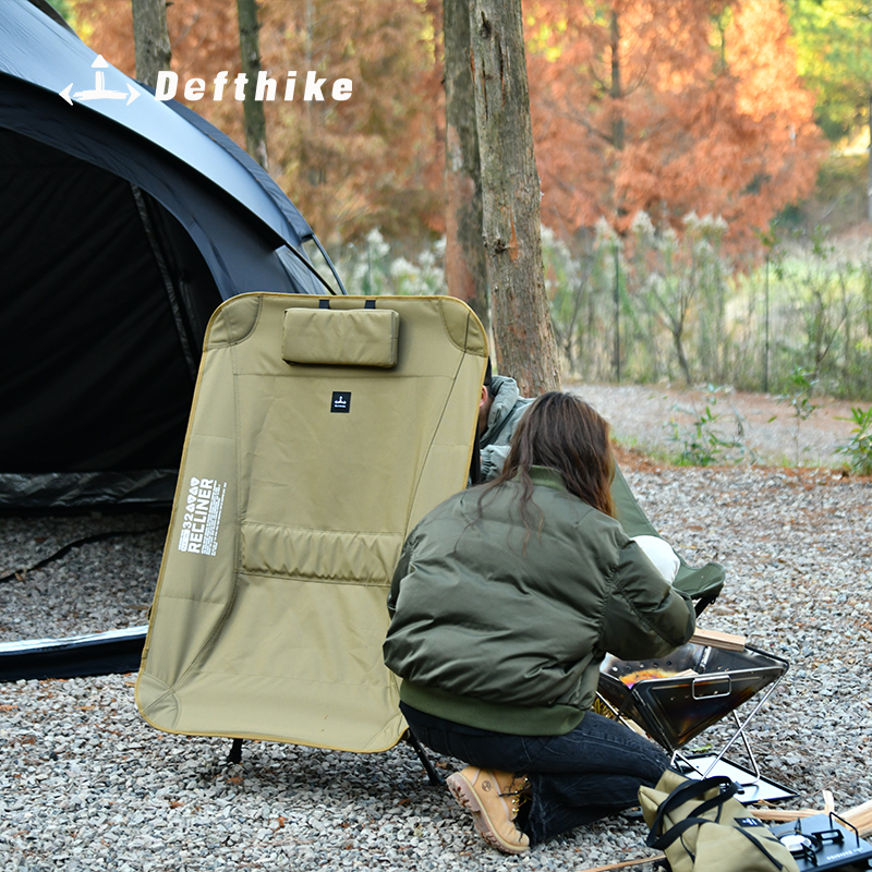 Defthike Folding Lounger Chair - مراجعة Outdoor Oversized Camping Chair وسعره