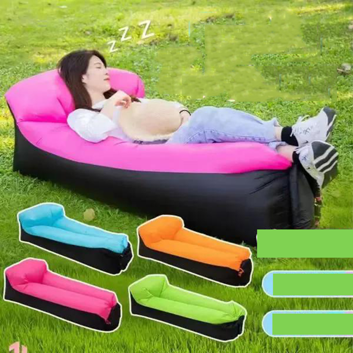 Portable Inflatable Bed, Outdo - مراجعة Outdoor Camping Hammock Chair وسعره