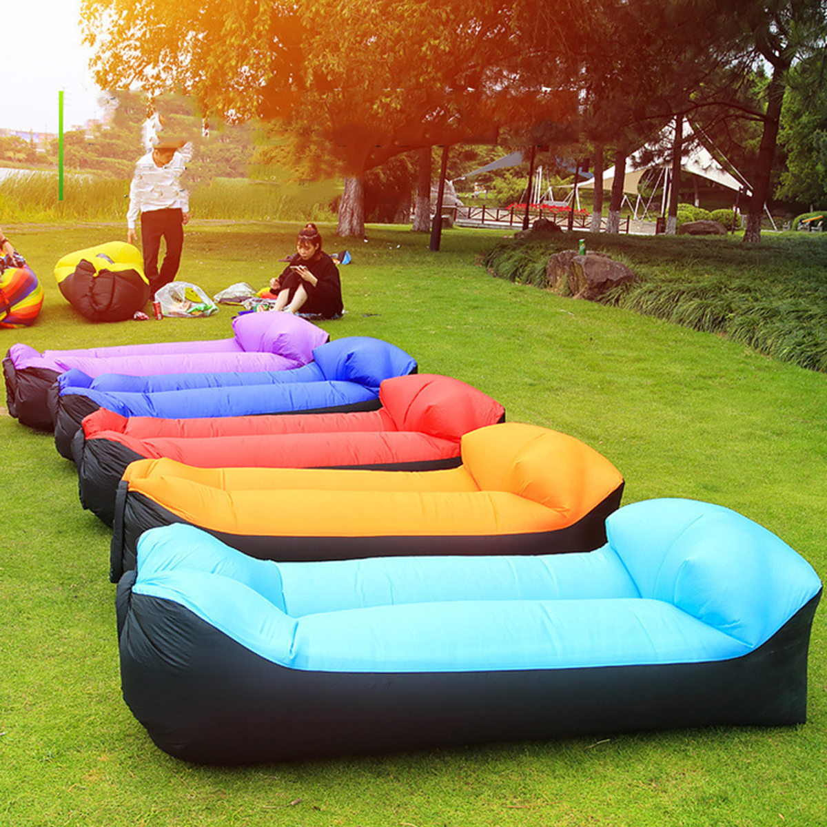 Portable Inflatable Bed, Outdo - مراجعة Outdoor Camping Hammock Chair وسعره