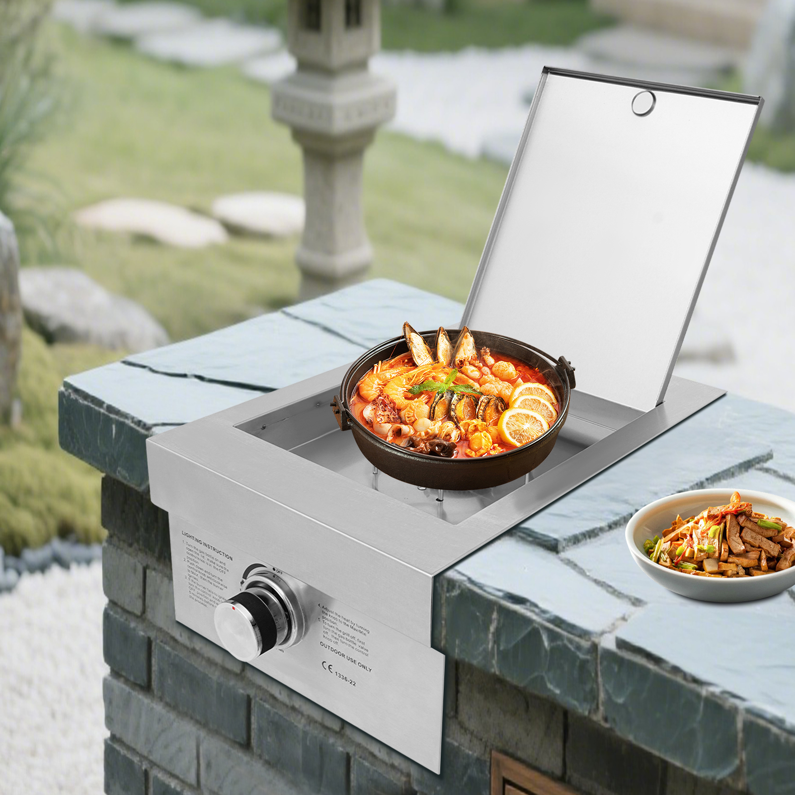 Gas Stove, Embedded/Outdoor, 3 - مراجعة Outdoor Camping Stove وسعره