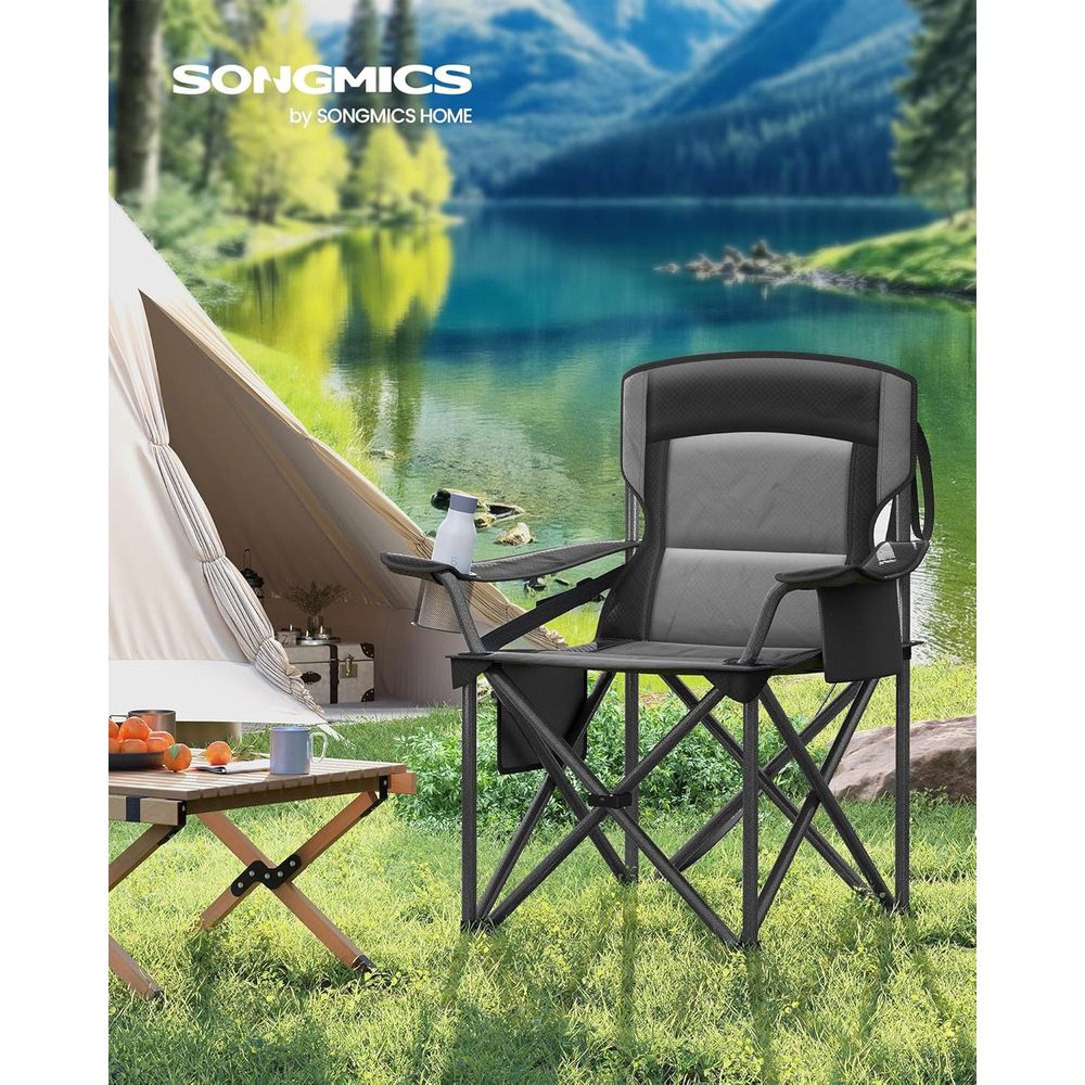 Heavy-Duty 450 lb Capacity Ove - مراجعة Outdoor Oversized Camping Chair وسعره