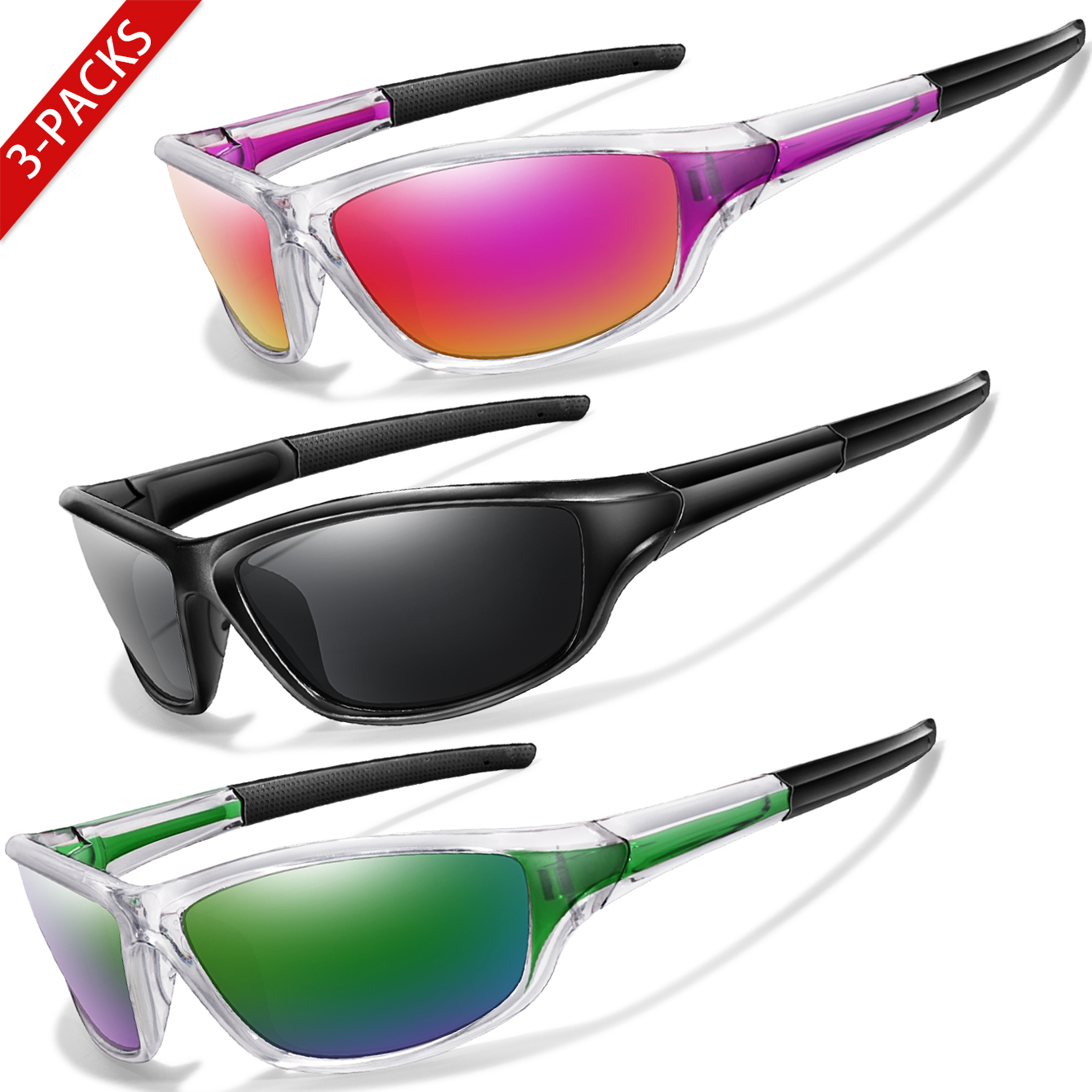 3 PCS Brand Polarized Cycling  - مراجعة Outdoor Camping Brand وسعره