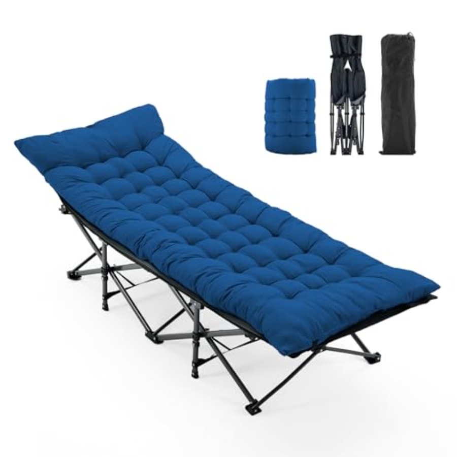 Folding Camping Cot Rollaway B - مراجعة Outdoor Camping Cot وسعره