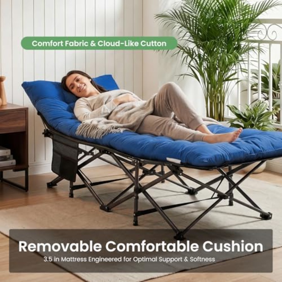 Folding Camping Cot Rollaway B - مراجعة Outdoor Camping Cot وسعره