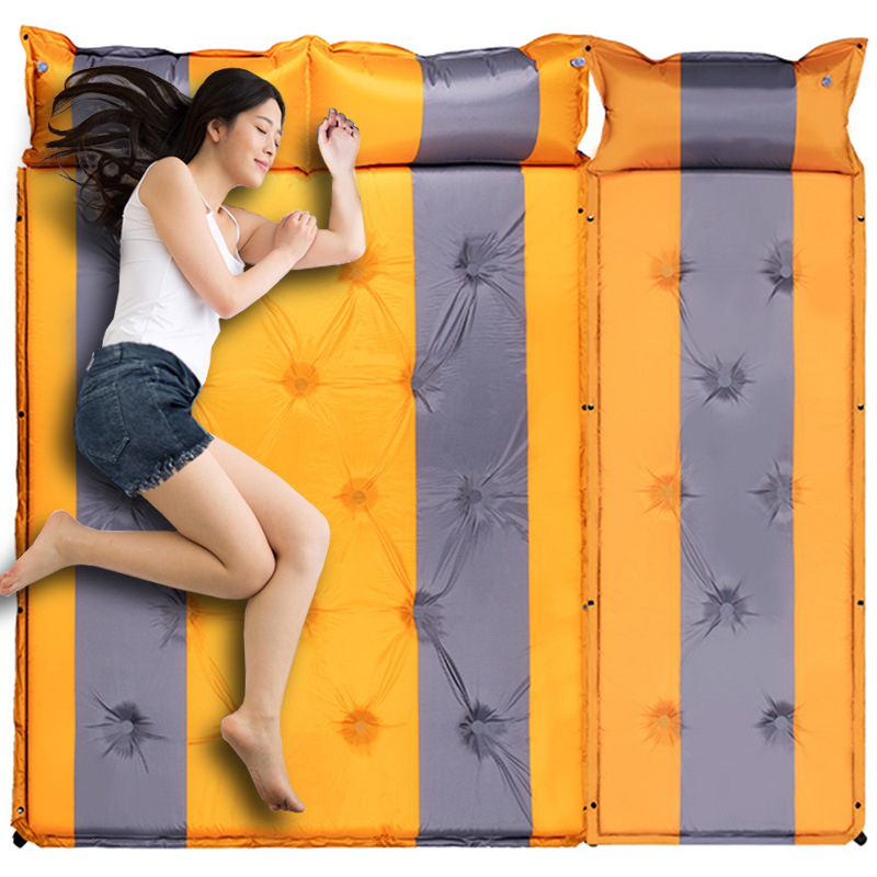 Auto Inflatable Sleeping Pad M - مراجعة Outdoor Camping Inflatable Tent وسعره