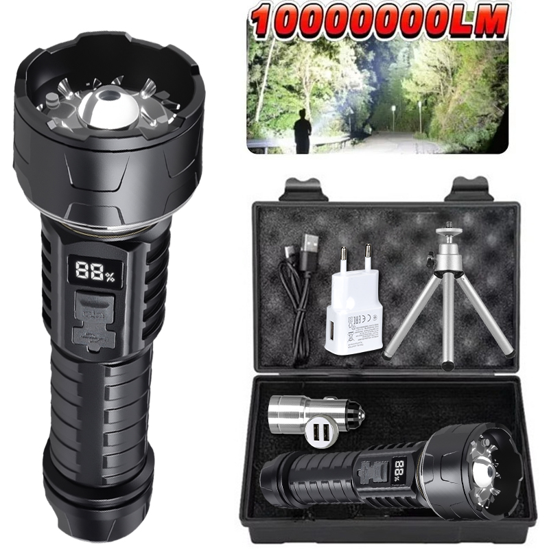 COB LED Flashlight Rechargeabl - مراجعة Outdoor Camping Lantern وسعره