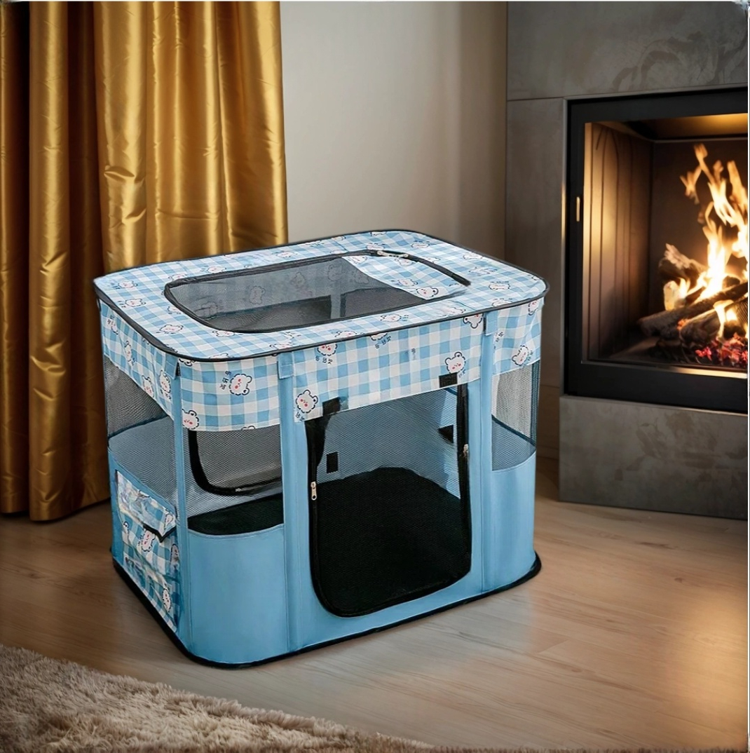 Collapsible Pet Tent, Large Sp - مراجعة Outdoor Camping Dog Fence وسعره