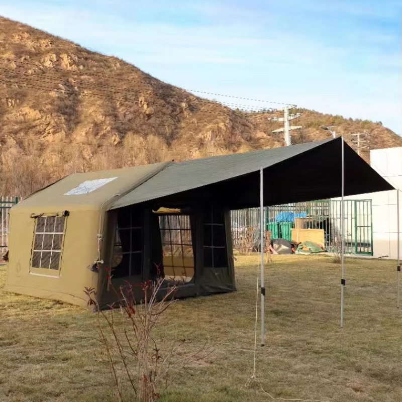 2026 9.0 Green Air Tent For 4- - مراجعة Outdoor Camping Inflatable Tent وسعره