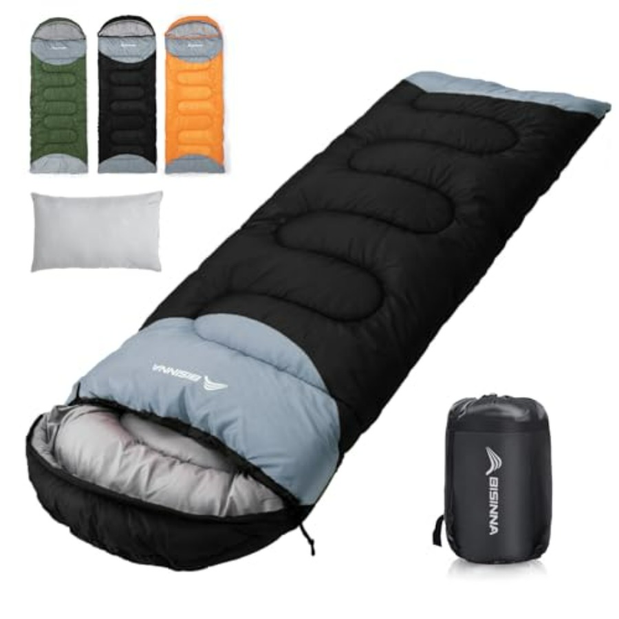 Winter camping sleeping bag fo - مراجعة Camp Pillow Compressible وسعره