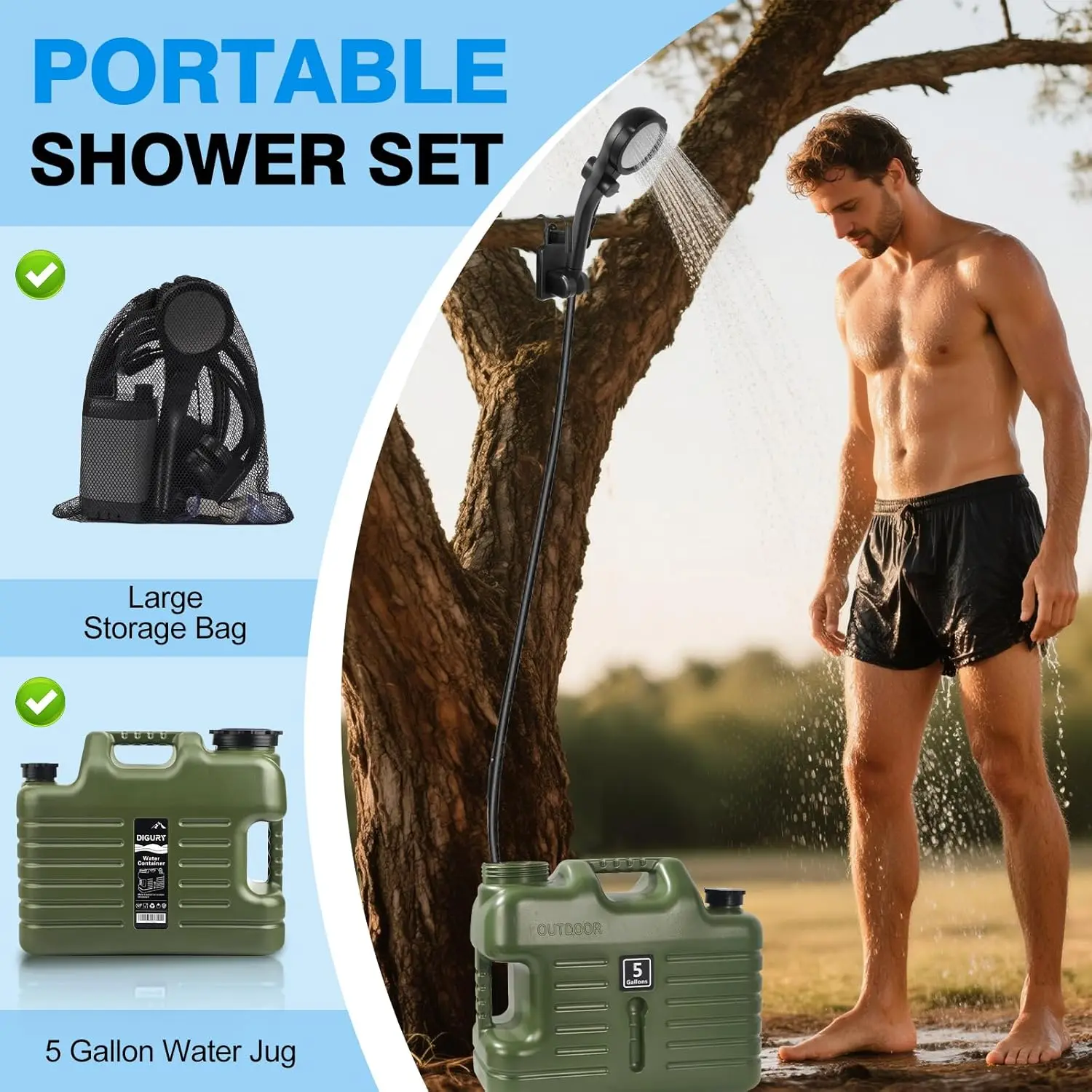 hot-sellingPortable Camping Sh - مراجعة Outdoor Camping Hot Water Shower وسعره