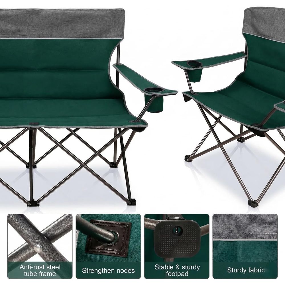 4-Piece Oversized Camping Chai - مراجعة Outdoor Oversized Camping Chair وسعره