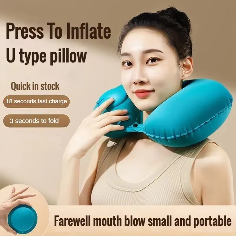 Car Portable Neck Protection U - مراجعة Camp Pillow Compressible وسعره