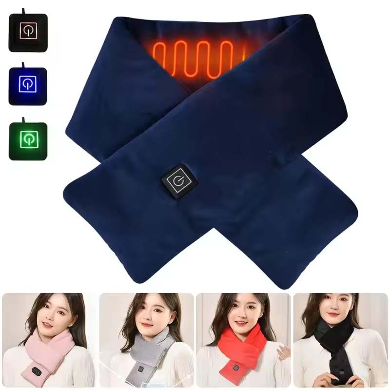 USB Women Men Heating Scarf Te - مراجعة Outdoor Camping Gear وسعره