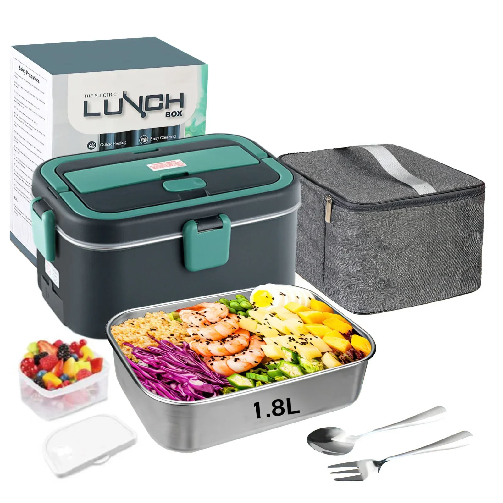 Electric Lunch Box Food Warmer - مراجعة Outdoor Camping Vehicle وسعره