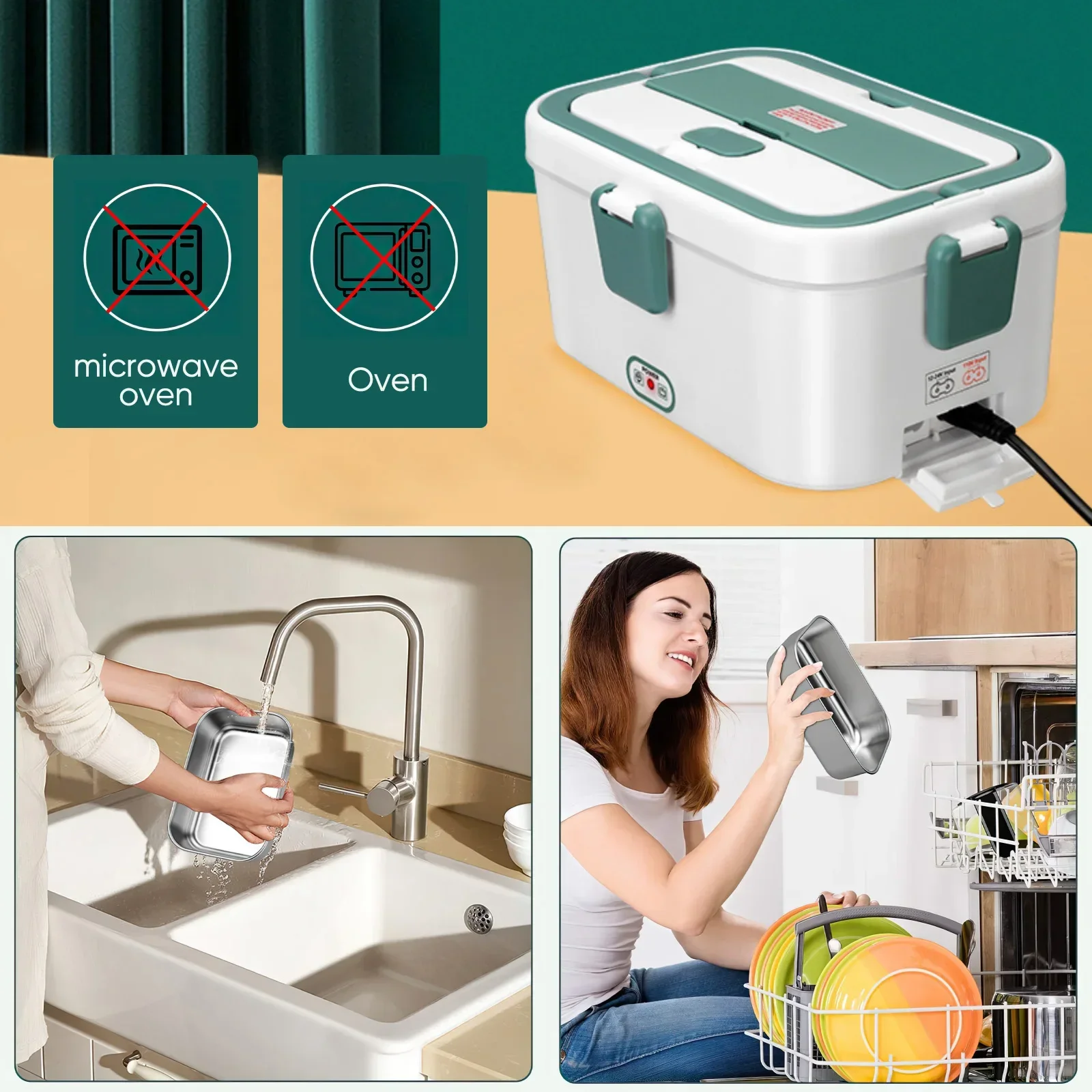 Electric Lunch Box Food Warmer - مراجعة Outdoor Camping Vehicle وسعره