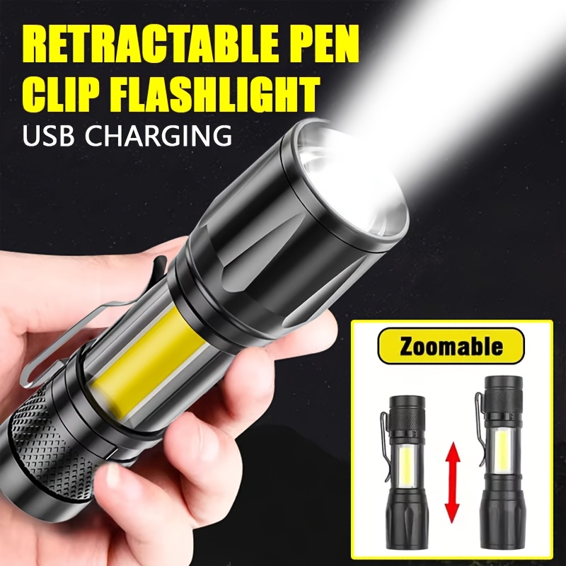 Mini LED Flashlight COB Floodl - مراجعة Outdoor Camping Lantern وسعره