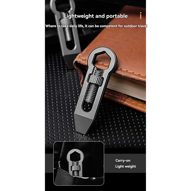 Titanium Alloy Hexagon Wrench  - مراجعة Outdoor Camping Gear وسعره